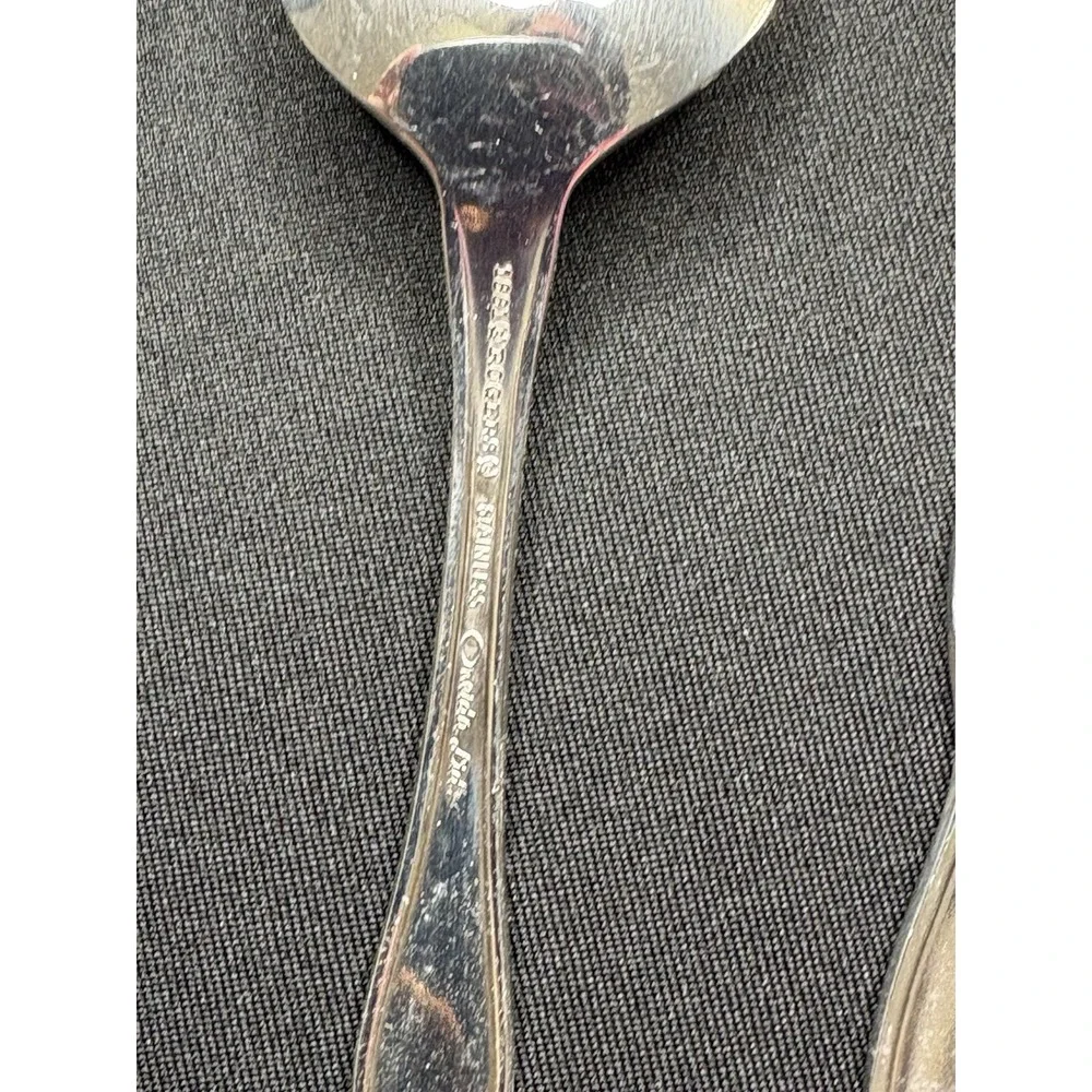 Oneida 1881 Rogers‎ TWILIGHT Burnished Stainless Teaspoon Tablespoon Lot 13